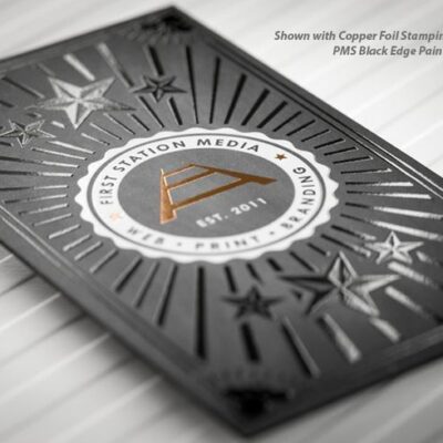 Raised Foiled Business Cards