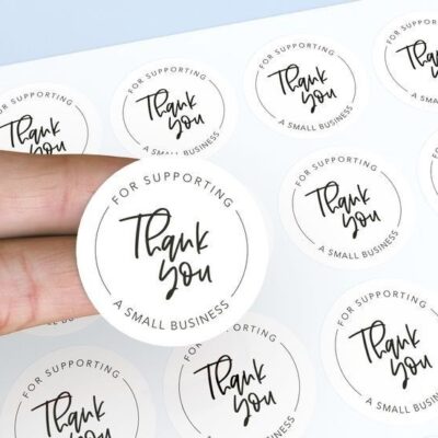 White Vinyl Stickers